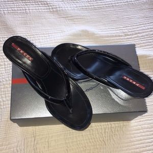 Prada wedge sandal